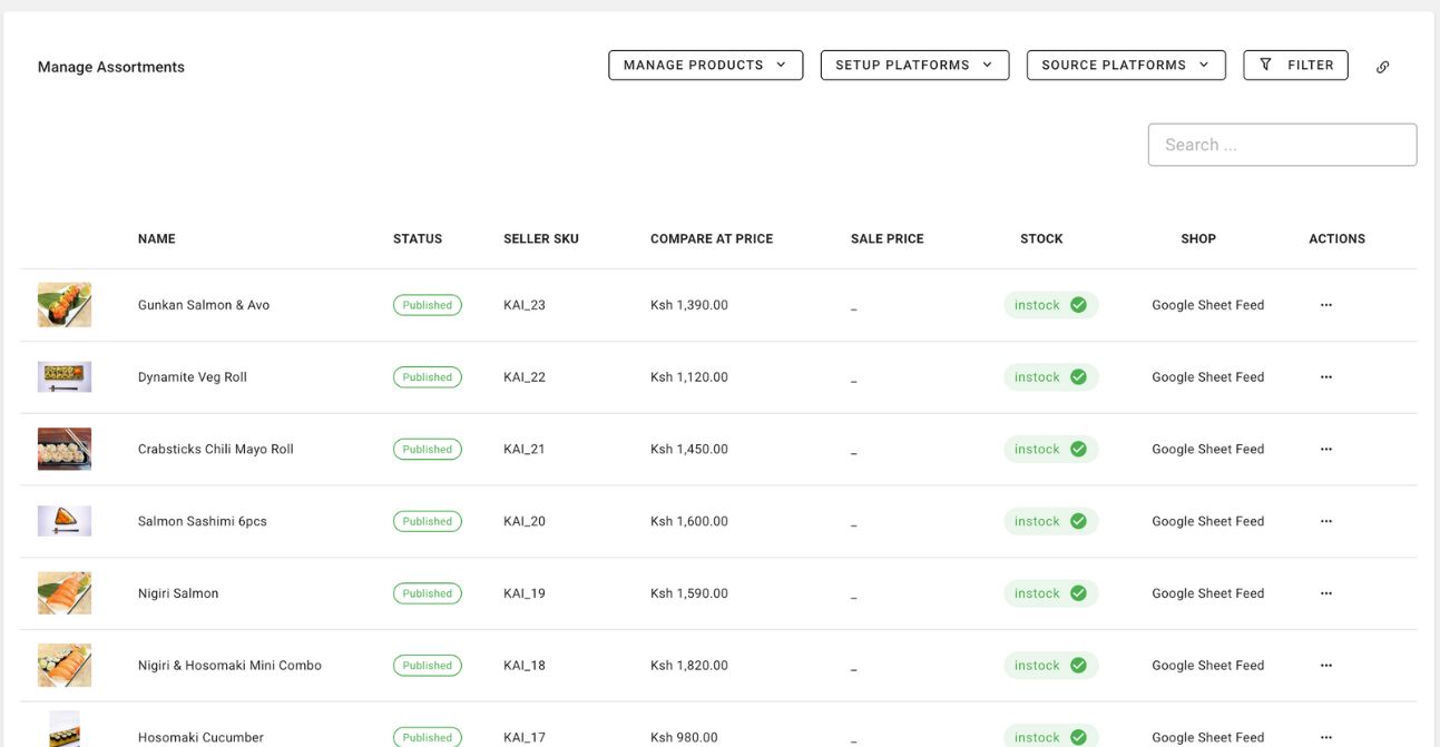 catalogue management